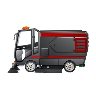 Xe quét rác ngồi lái cabin YANGZI model S14